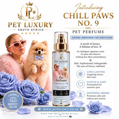 Pet Luxury Pet Perfume – Chill Paws | Calming Fragrance for Pets