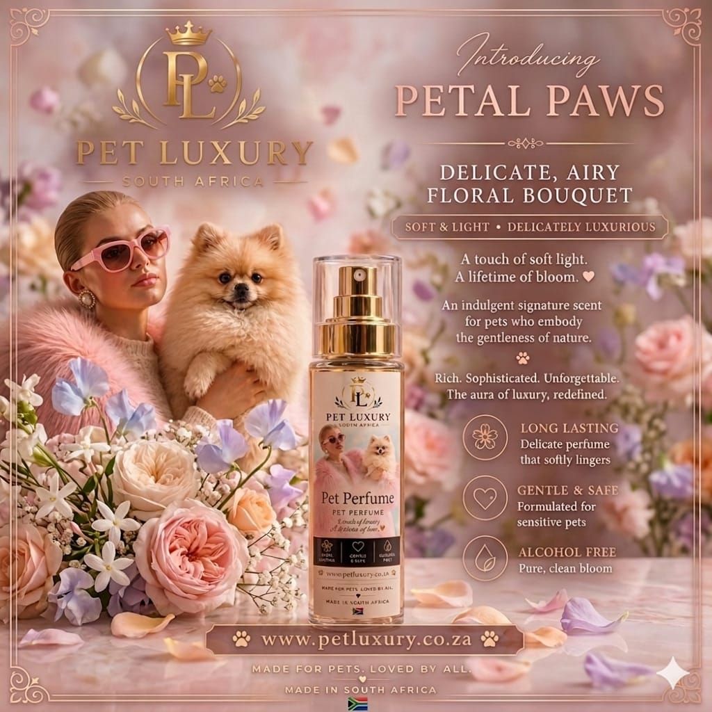 Pet Luxury Pet Perfume – Petal Paws | Delicate Floral Fragrance for Pets