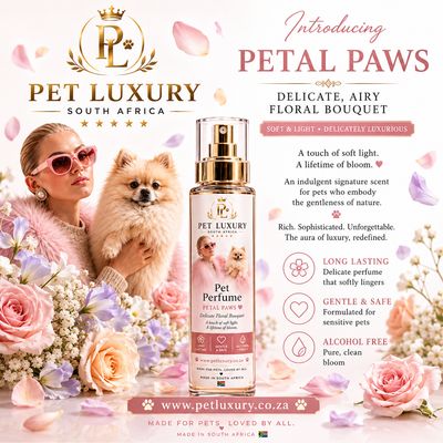 Pet Luxury Pet Perfume – Petal Paws | Delicate Floral Fragrance for Pets
