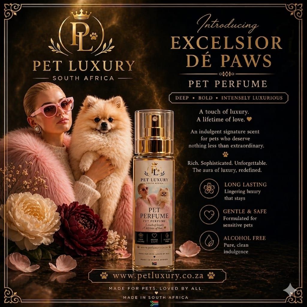 Pet Luxury Pet Perfume – Excelsior Dé Paws | Premium Fragrance for Dogs & Cats