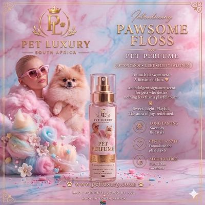 Pet Luxury Pet Perfume - Pawsome Floss | Fluffy and Light Cotton Candy Sweetness