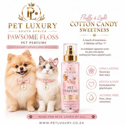 Pet Luxury Pet Perfume - Pawsome Floss | Fluffy and Light Cotton Candy Sweetness