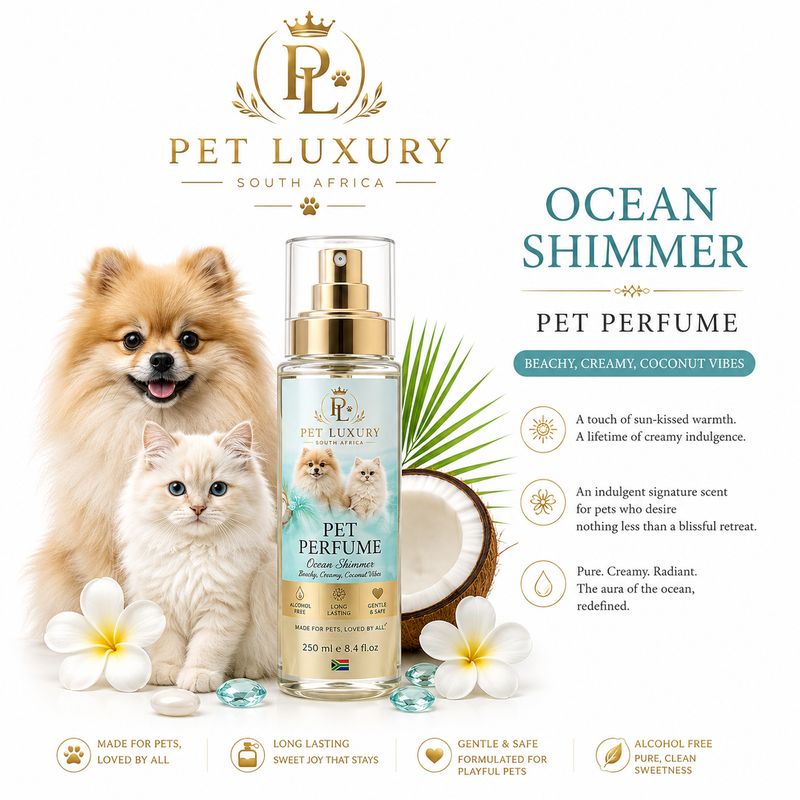 Pet Luxury Pet Perfume - Ocean Shimmer | Beachy, Creamy, Coconut Vibes