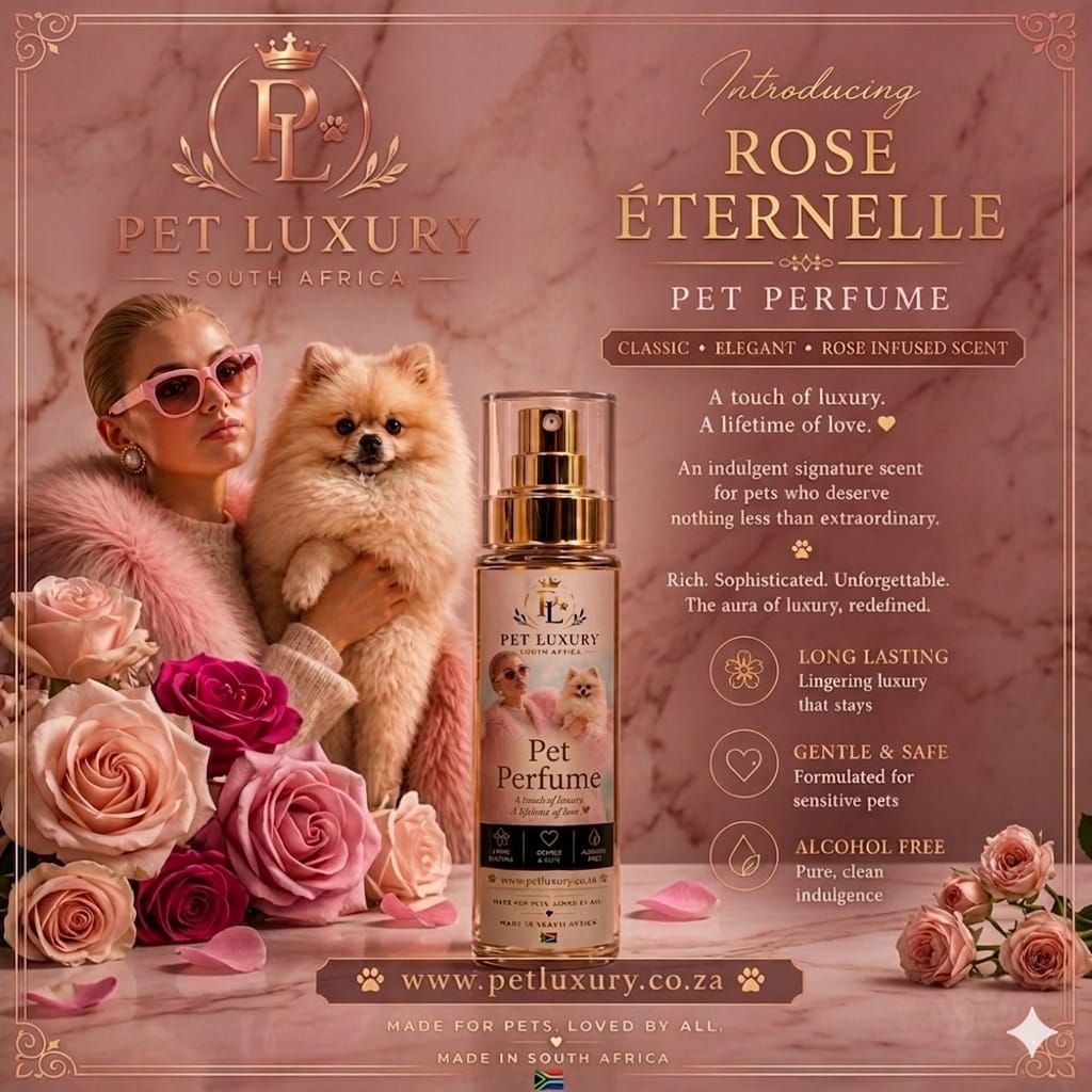 Pet Luxury Pet Perfume – Rose Éternelle | Elegant Rose-Infused Fragrance for Pets