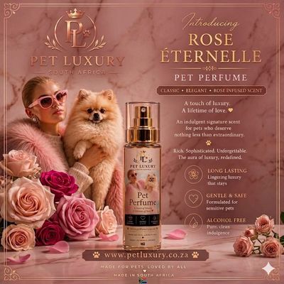Pet Luxury Pet Perfume – Rose Éternelle | Elegant Rose-Infused Fragrance for Pets