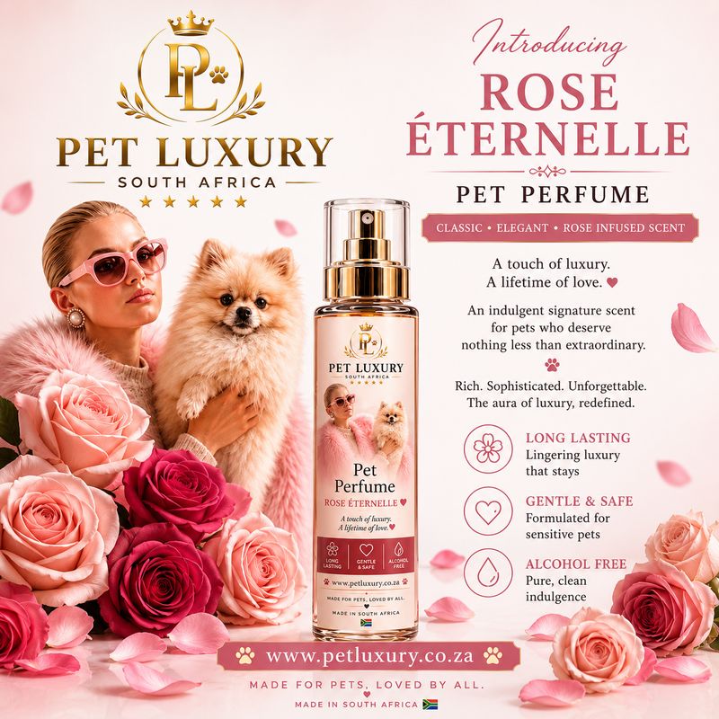 Pet Luxury Pet Perfume – Rose Éternelle | Elegant Rose-Infused Fragrance for Pets