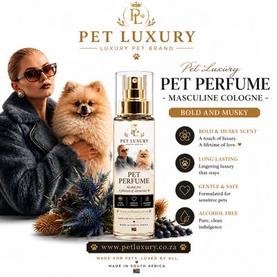 Pet Luxury Pet Perfume - Masculine Cologne | Bold and Musky