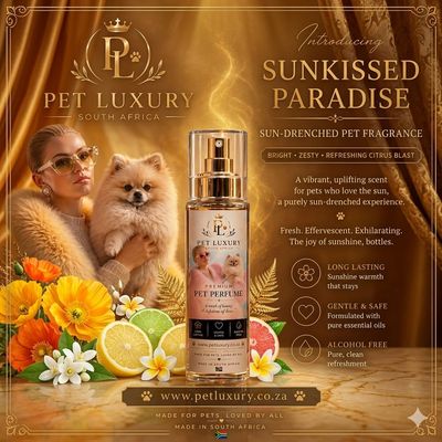 Pet Luxury Pet Perfume - Sunkissed Paradise | Zesty, Refreshing Citrus Blast for Pets