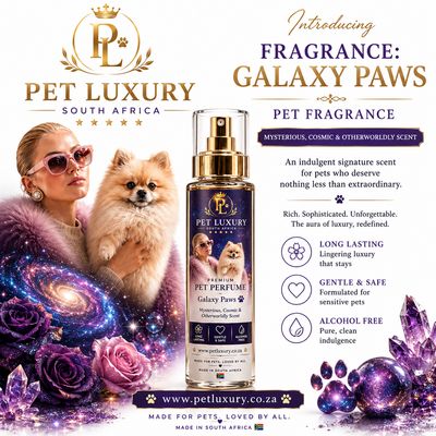 Pet Luxury Pet Perfume - Galaxy Paws | Mysterious, Cosmic & Otherworldly Scent for Pets