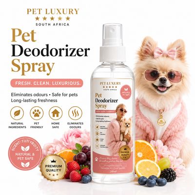 Pet Luxury Pet Deodorizer Spray – Tuti Fruity Pet Luxury Pet Deodorizer Spray – Tuti Fruity