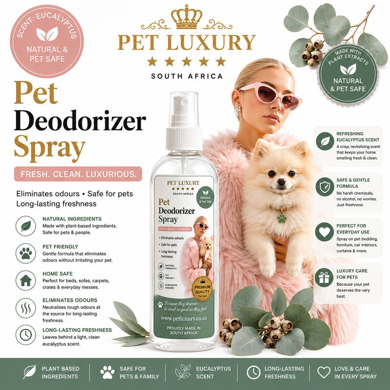 Pet Luxury South Africa Pet Deodorizer Spray - Eucalyptus