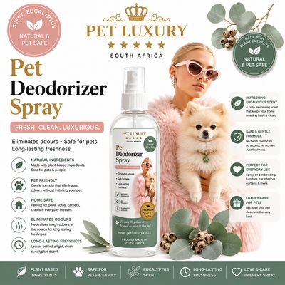 Pet Luxury South Africa Pet Deodorizer Spray - Eucalyptus Pet Luxury South Africa Pet Deodorizer Spray - Eucalyptus