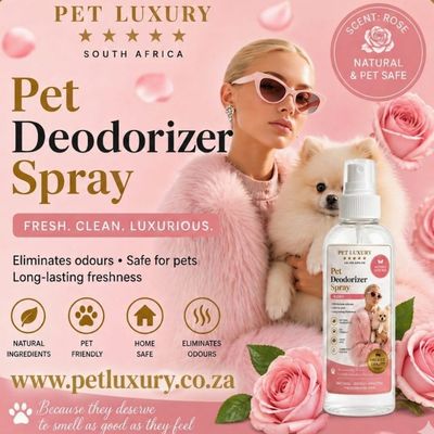 Pet Luxury South Africa Pet Deodorizer Spray - Rose