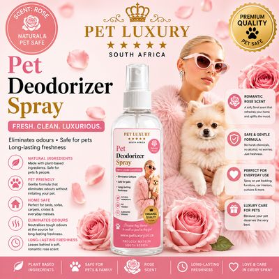 Pet Luxury South Africa Pet Deodorizer Spray - Rose