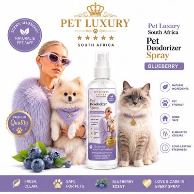 Pet Luxury South Africa Pet Deodorizer Spray - Blueberry Pet Luxury South Africa Pet Deodorizer Spray - Blueberry