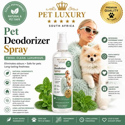 Pet Luxury South Africa Pet Deodorizer Spray - Peppermint