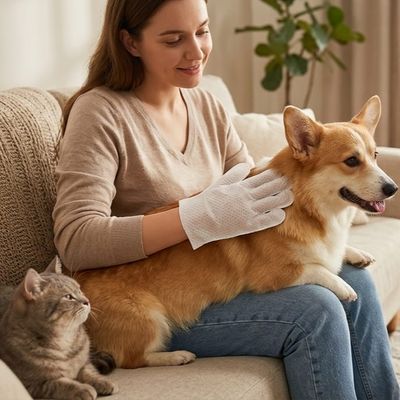Pet Luxury Pet Wipes Gloves