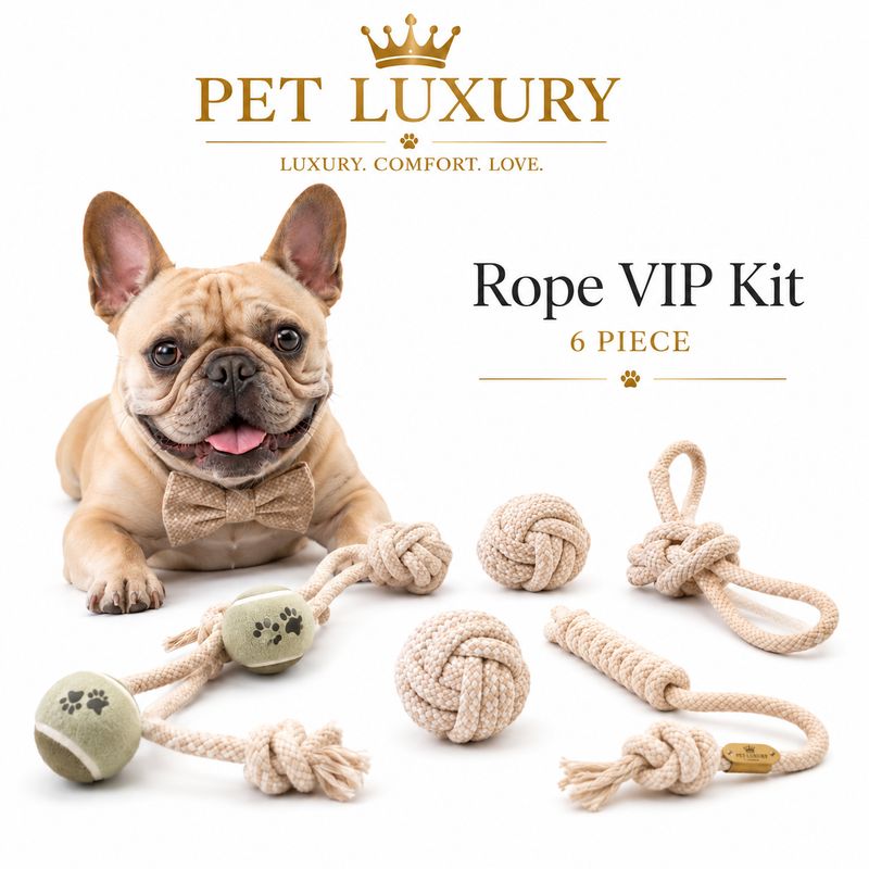 Pet Luxury Premium Rope VIP Kit – 6 Piece Premium Rope Chew Pet Luxury Premium Rope VIP Kit – 6 Piece Premium Rope Chew