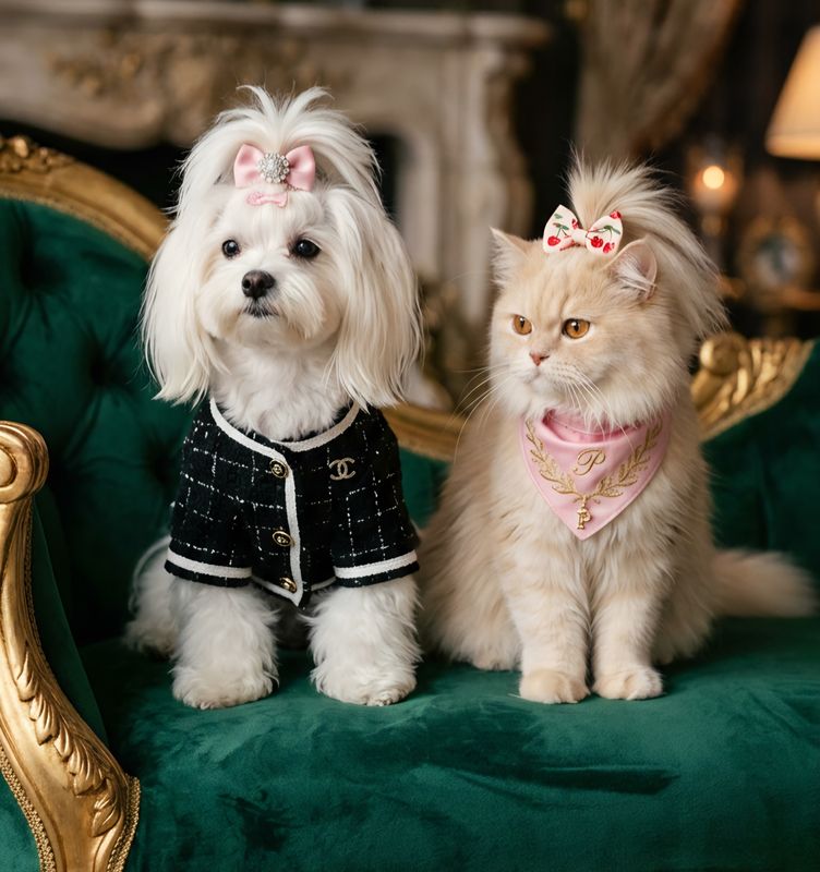 Pet Luxury Stylish Pet Hair Bow Accessories Collection