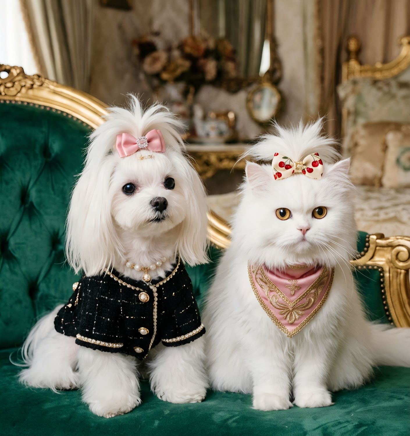 Pet Luxury Stylish Pet Hair Bow Accessories Collection
