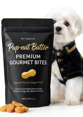 Pup-nut Butter Premium Gourmet Bites – Peanut Butter