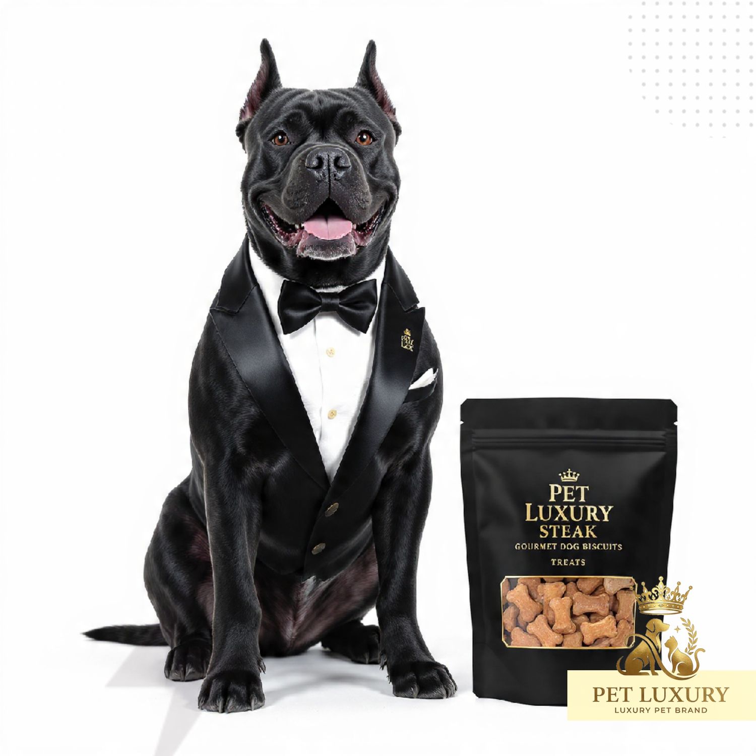 Pet Luxury Steak Gourmet Dog Biscuits Treats