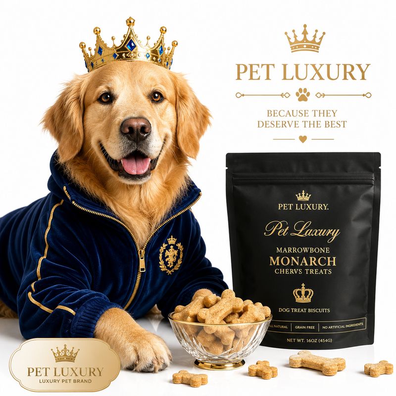 Pet Luxury Marrowbone Monarch Chews Treats - Dog Treat Biscuits