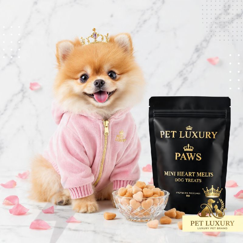 Pet Luxury Paws Mini Heart Melts Dog Treats Pet Luxury Paws Mini Heart Melts Dog Treats