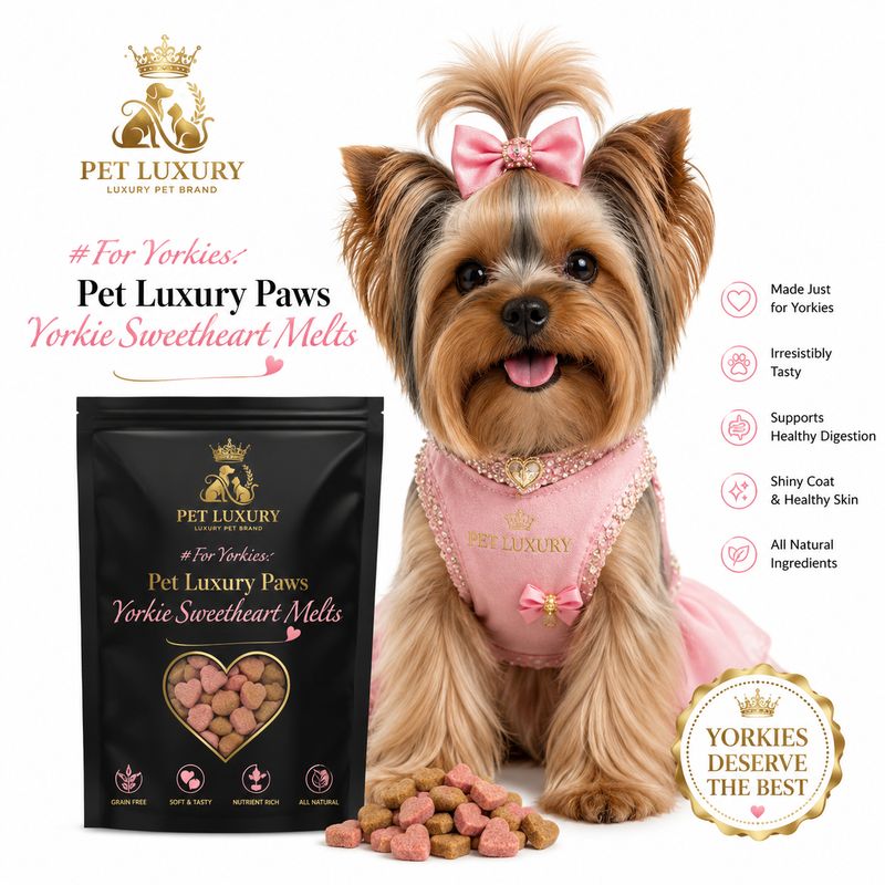For Yorkies: Pet Luxury Paws Yorkie Sweetheart Melts For Yorkies: Pet Luxury Paws Yorkie Sweetheart Melts