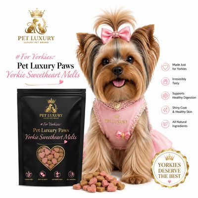 For Yorkies: Pet Luxury Paws Yorkie Sweetheart Melts For Yorkies: Pet Luxury Paws Yorkie Sweetheart Melts