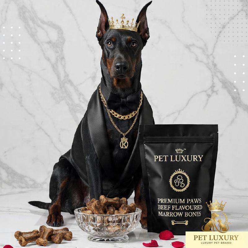 Pet Luxury Premium Paws Beef Flavoured Marrow Bones Pet Luxury Premium Paws Beef Flavoured Marrow Bones