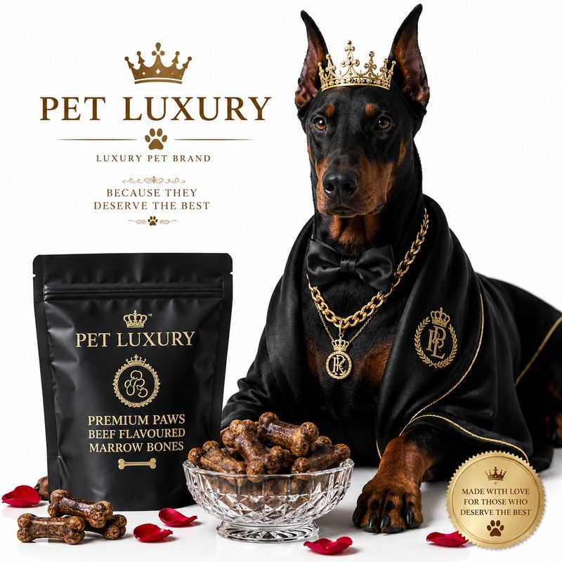 Pet Luxury Premium Paws Beef Flavoured Marrow Bones