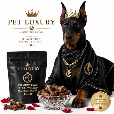 Pet Luxury Premium Paws Beef Flavoured Marrow Bones