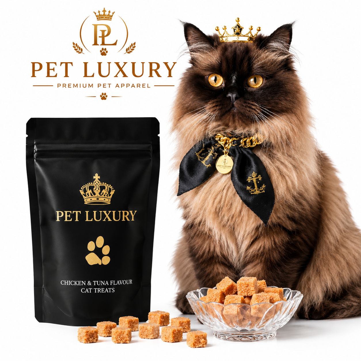 Pet Luxury Chicken & Tuna Flavour Cat Treats