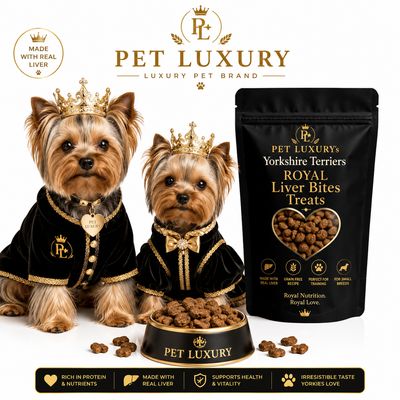 PET LUXURY’s Yorkshire Terriers Royal Liver Bites Treats PET LUXURY’s Yorkshire Terriers Royal Liver Bites Treats