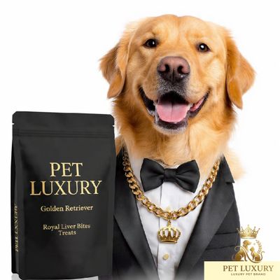 PET LUXURY’s Golden Retriever Royal Liver Bites Treats