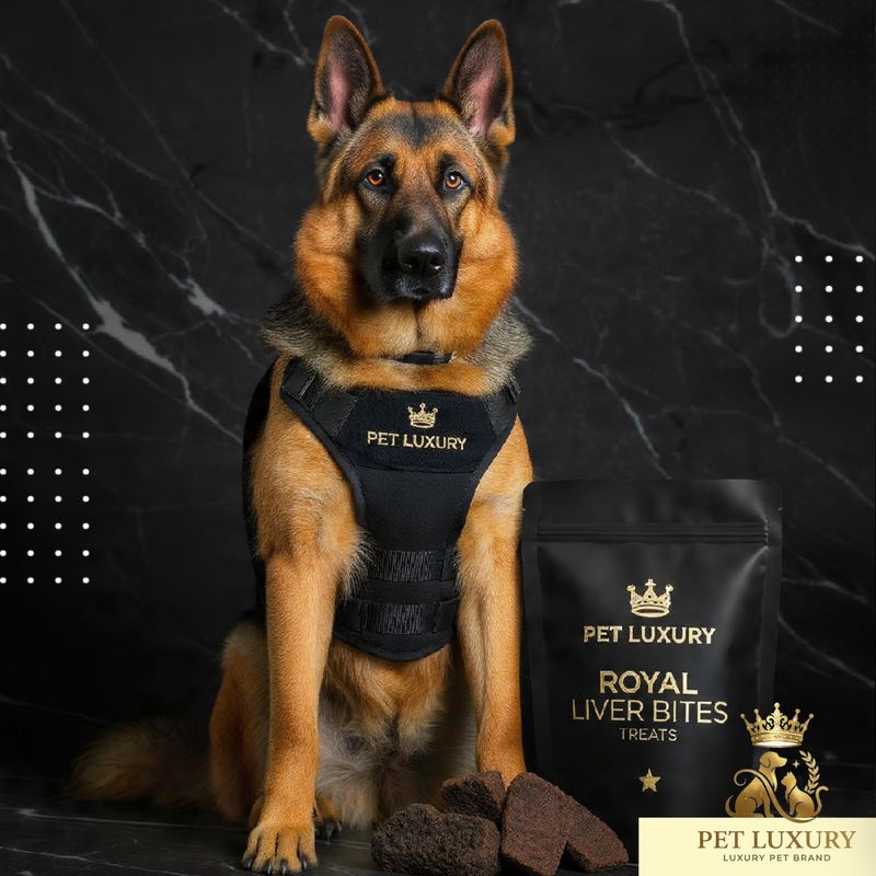 PET LUXURY’s German Shepherd Royal Liver Bites Treats