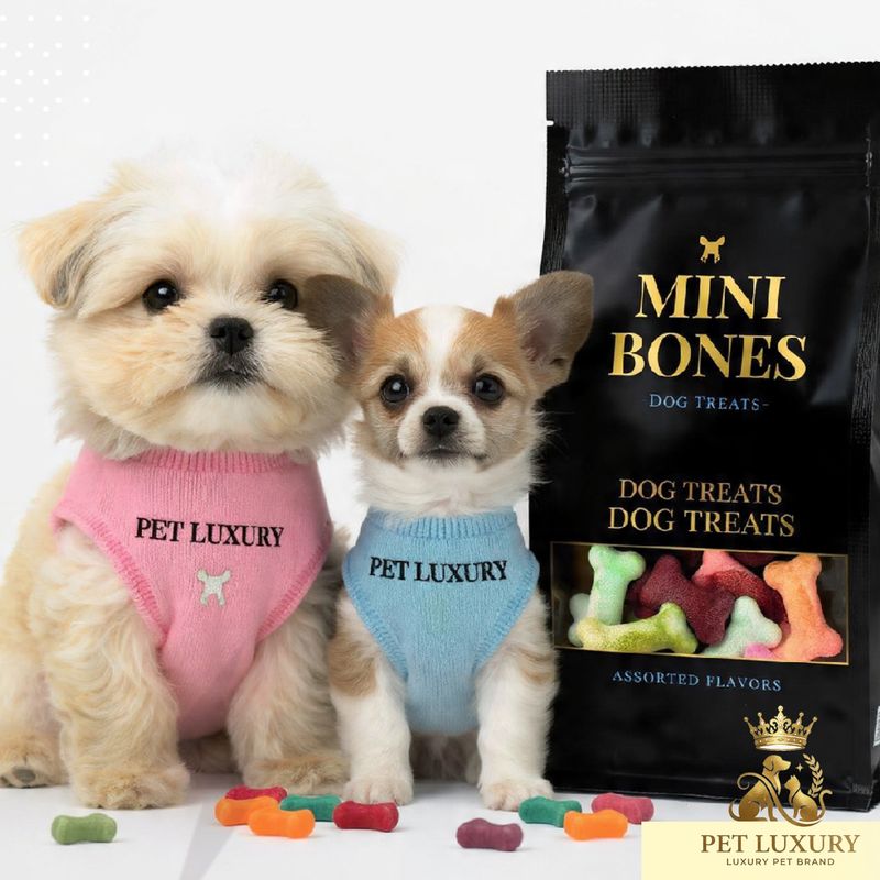 ​PET LUXURY Mini Bones Dog Treats - Assorted Flavors