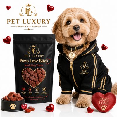 PET LUXURY Paws Love Bites - Adult Dog Treats