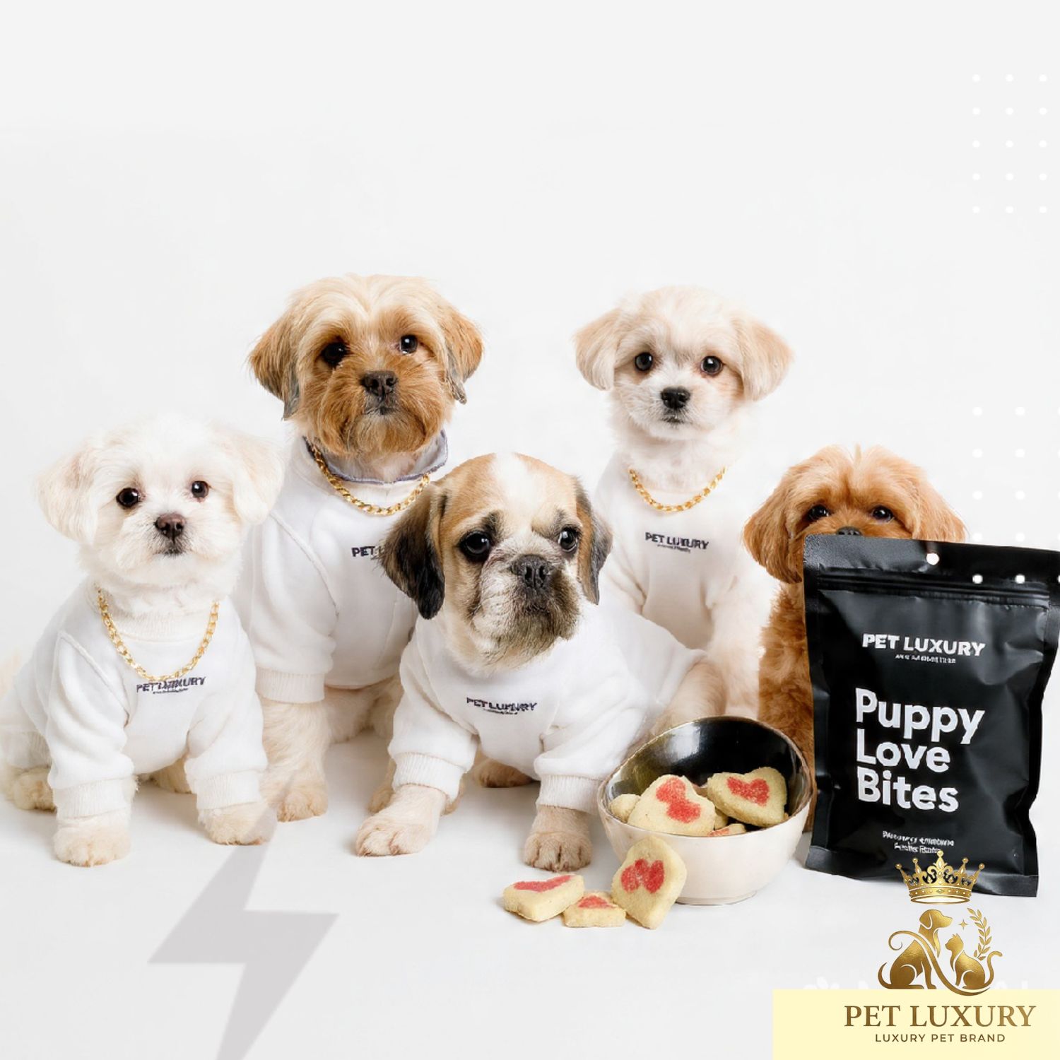 PET LUXURY Puppy Chicken Love Bites Treats PET LUXURY Puppy Chicken Love Bites Treats