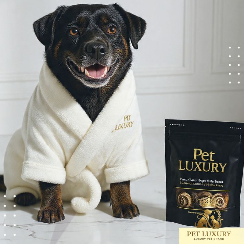 Pet Luxury Peanut Butter Royal Rolls Treats – Soft Twisty Chews for All Dog Breeds