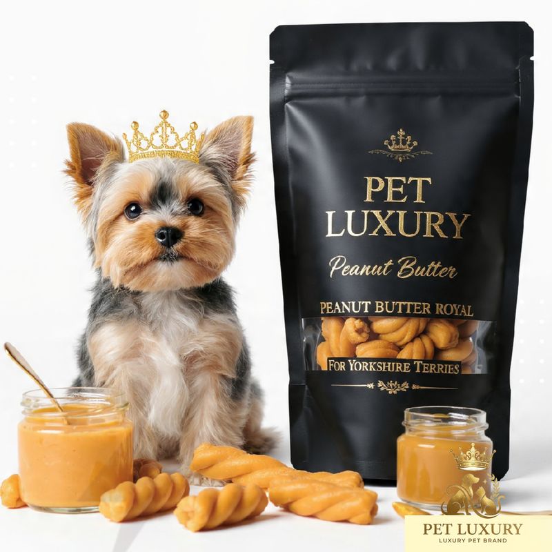 Pet Luxury Peanut Butter Royal Rolls Treats – For Yorkshire Terriers