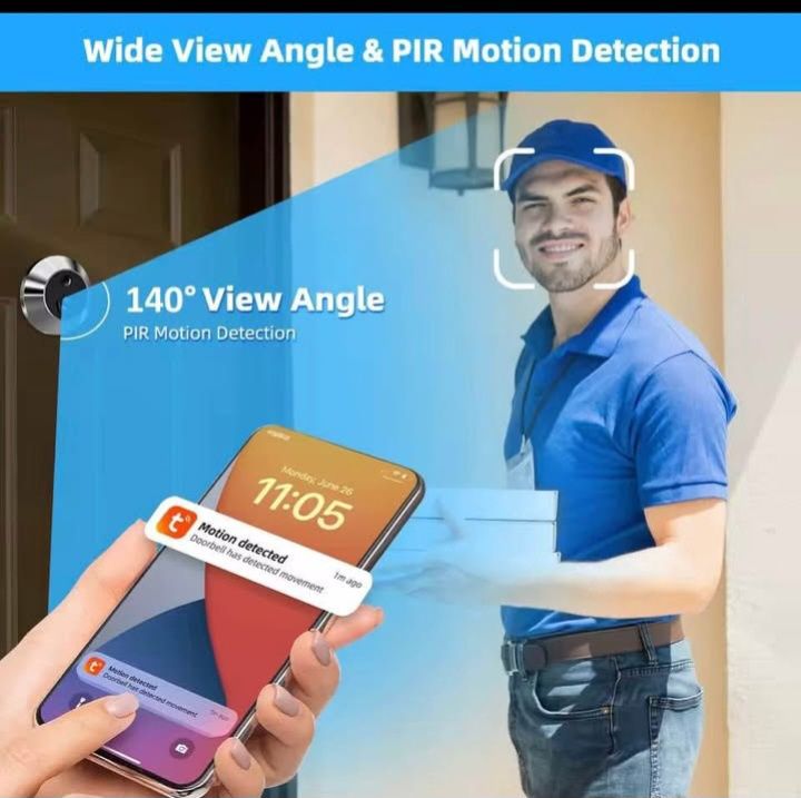 Smart wireless video doorbell