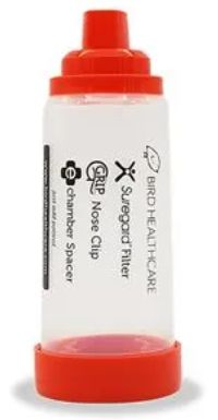 Mini Lung Function Lab Spacer - Red Box/100