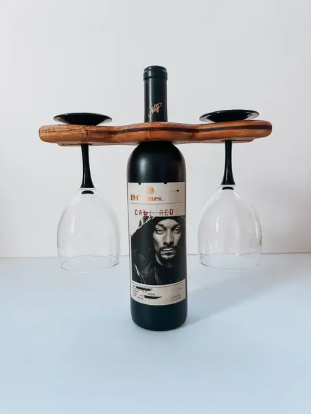 Wine Caddy I Wine Butler- Cherry