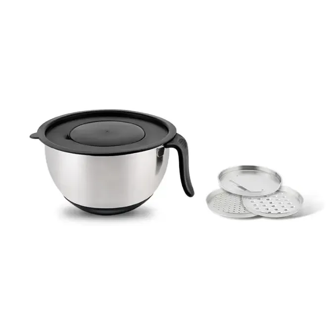 Mixing Bowl with Lid + 3 Graters