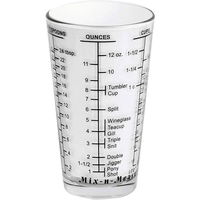 Kolder Glass Mix-In-Measure, 2 Cup