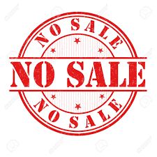 No Sale