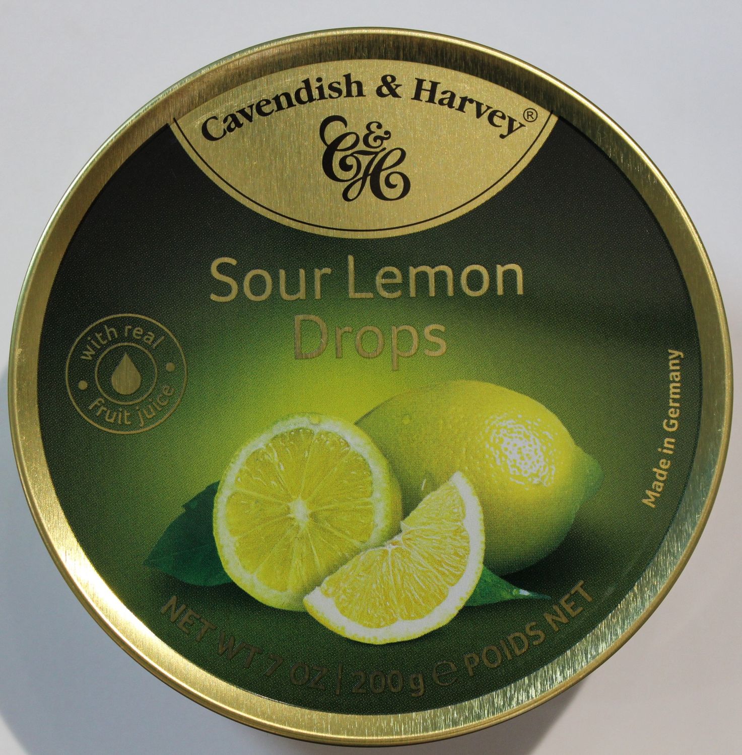 Cavendish &amp; Harvey / Sour Lemon Drops / Tin