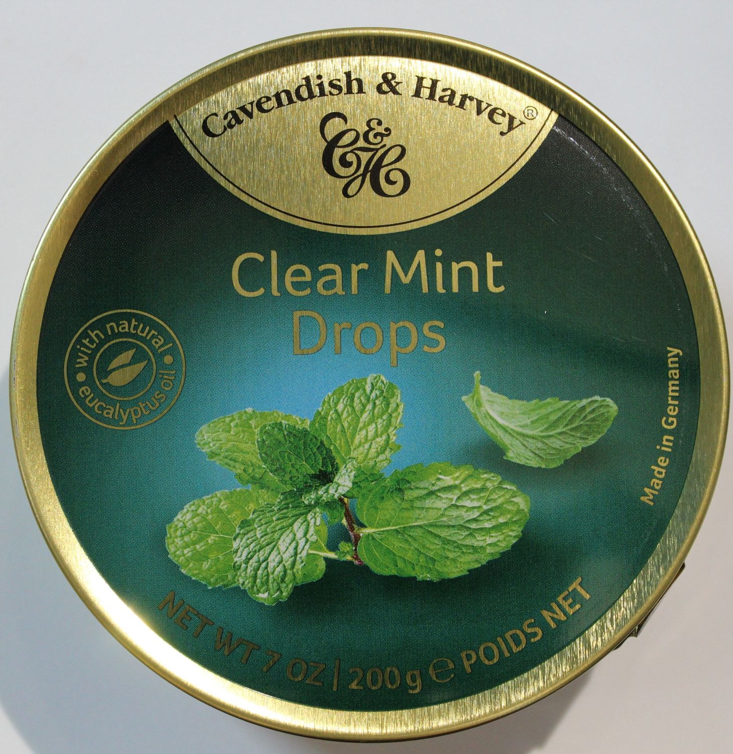 Cavendish &amp; Harvey / Clear Mint Drops / Tin